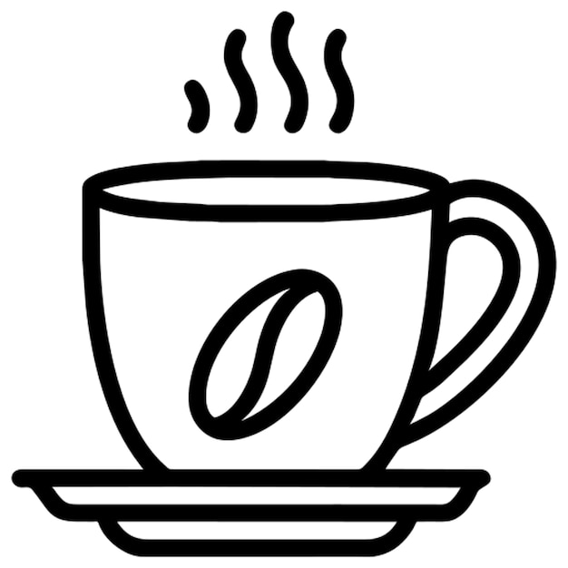 coffe icon outline