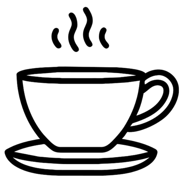 coffe icon outline