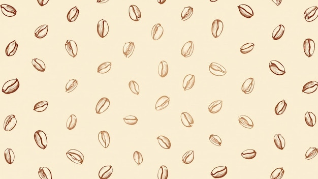 Coffee Bean Pattern Design