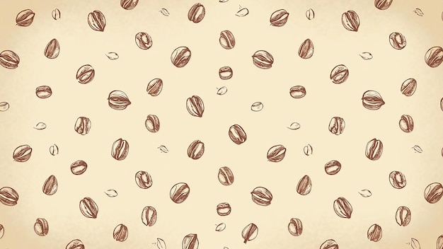 Coffee Bean Pattern Design