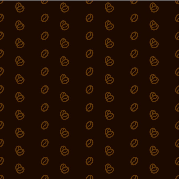 Coffee beans pattern background