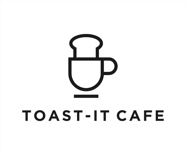 coffee bread logo icon vector design