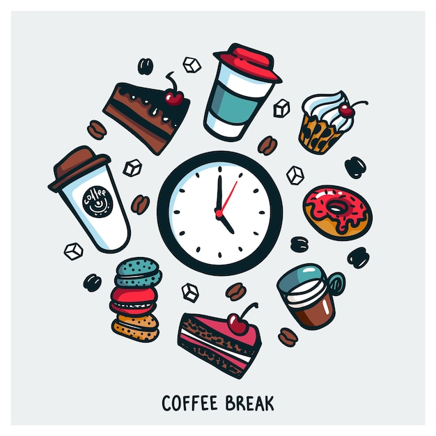 Coffee break concept