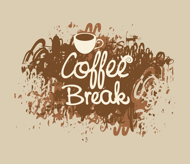 coffee break poster