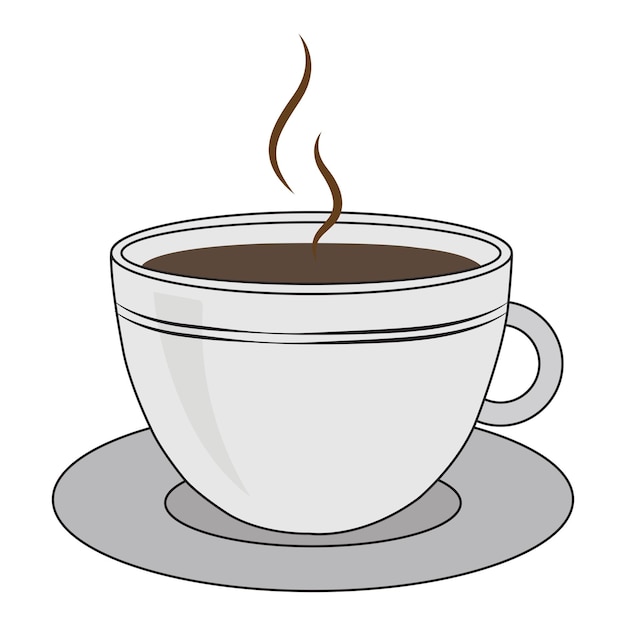 Coffee Cup Icon Illustration Vector Graphic