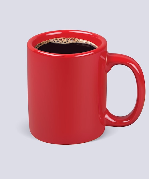 Coffee cup isolated.