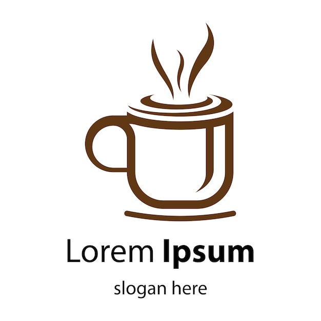 Coffee cup logo images illustration design