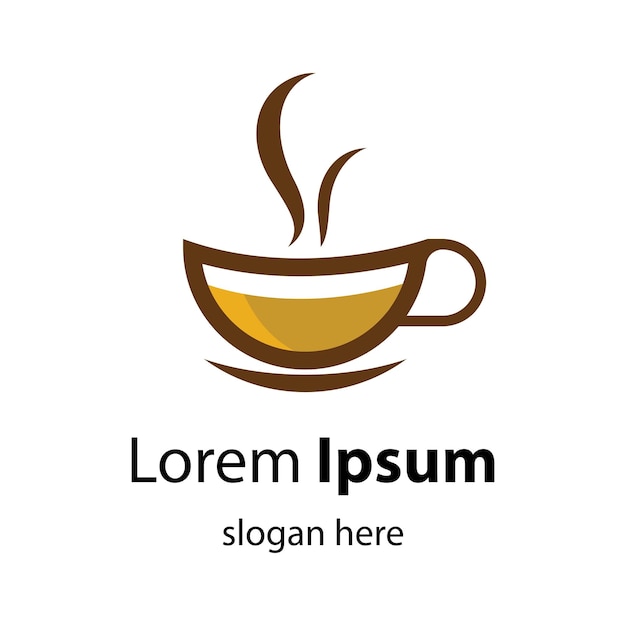 Coffee cup logo images illustration design