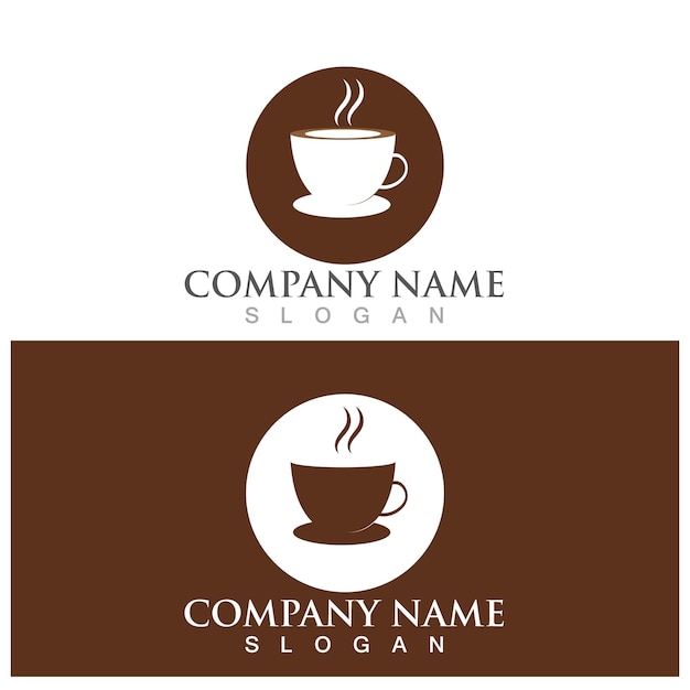 Coffee cup Logo Template