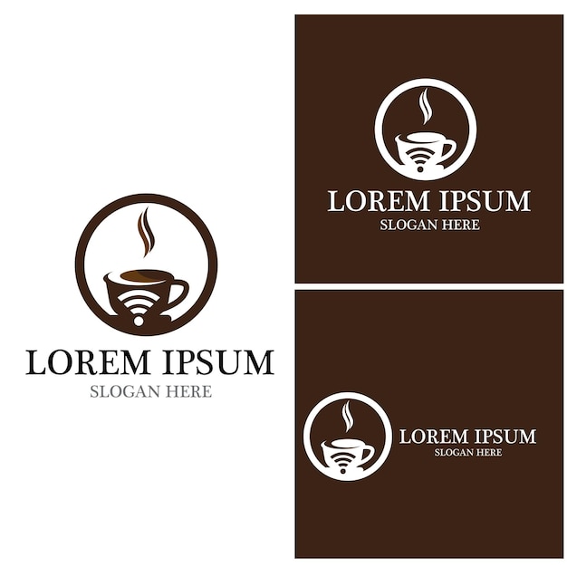 Coffee cup Logo Template