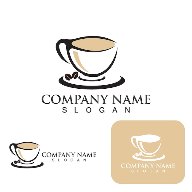 Coffee cup Logo Template