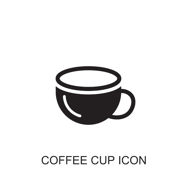 Coffee cup vector icon icon