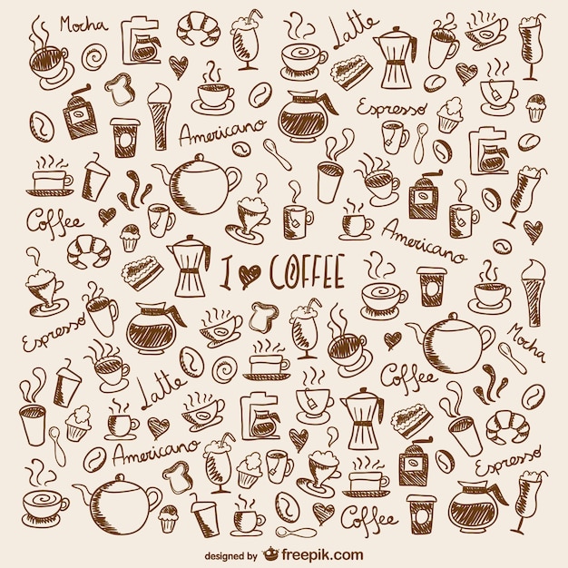 Coffee doodles