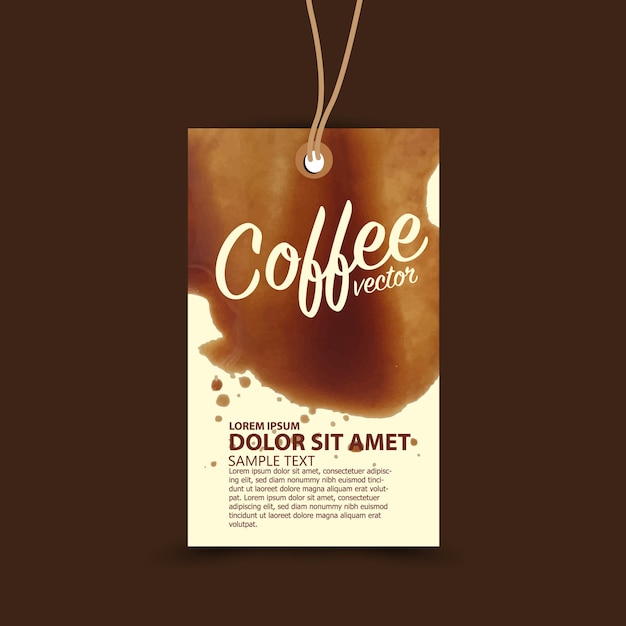 coffee drop concept design branding