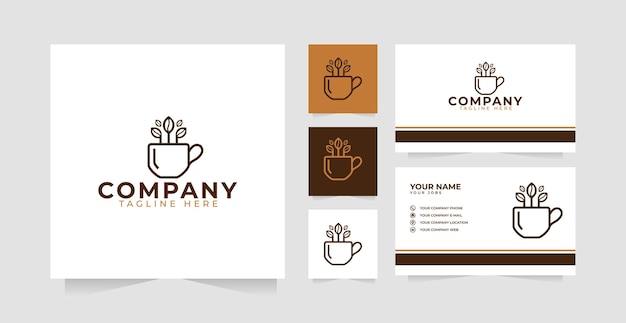 Coffee Farm logo design and business card