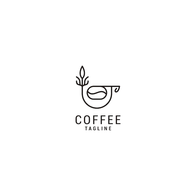 Coffee Green logo desing icon vector