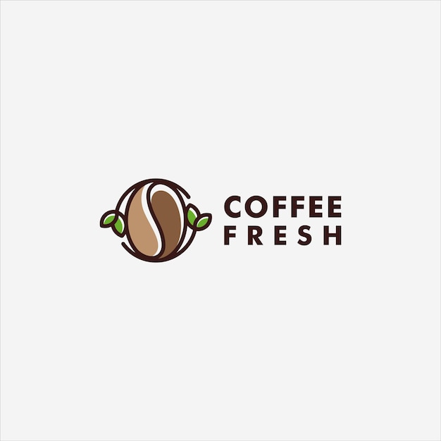 Coffee and logo design template vector icon logotype