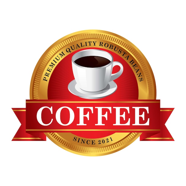 coffee logo design template