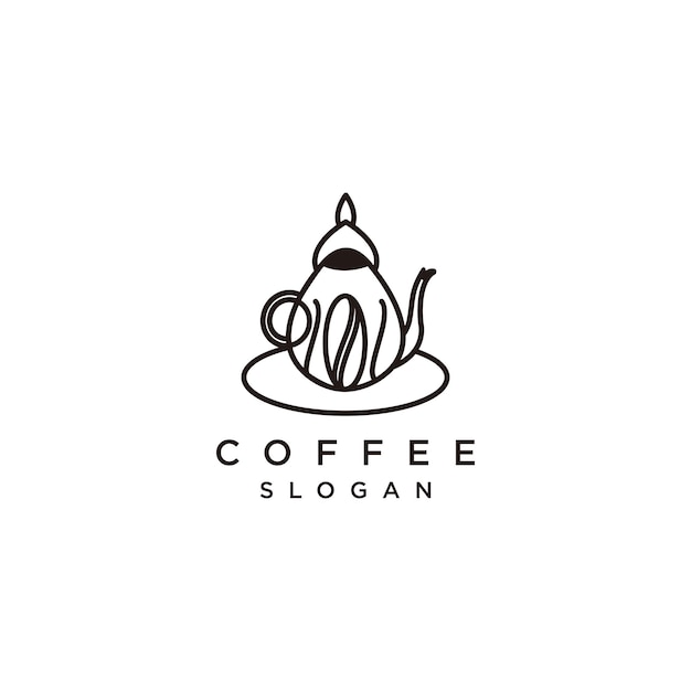 coffee logo icon vector image