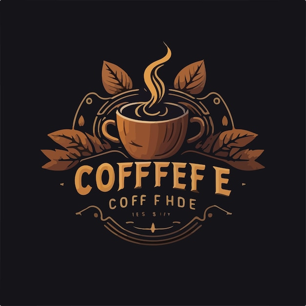 coffee logo vector graphic design