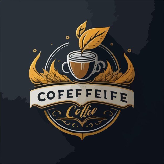 coffee logo vector graphic design