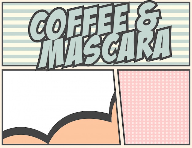 coffee and mascara