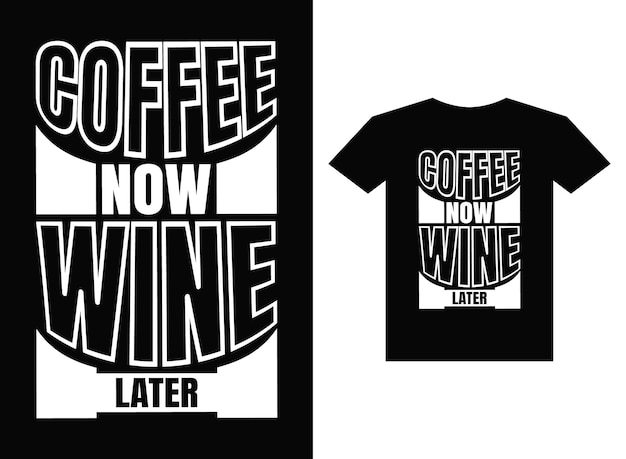 coffee motivational tshirt design vector template