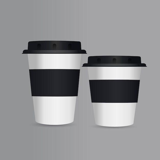 Vector coffee mug mockup