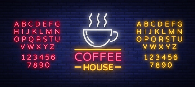 Coffee neon signboard