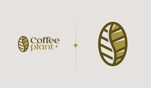 Coffee Plant Logo Template Universal creative premium symbol Vector illustration Creative Minimal design template Symbol for Corporate Business Identity