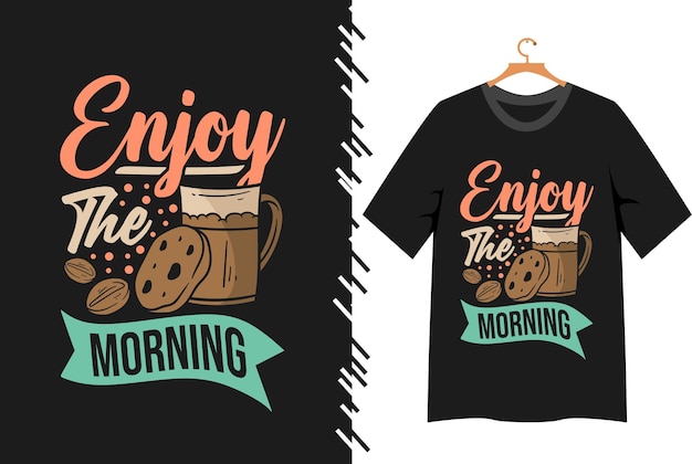 coffee quotes typography t shirt design