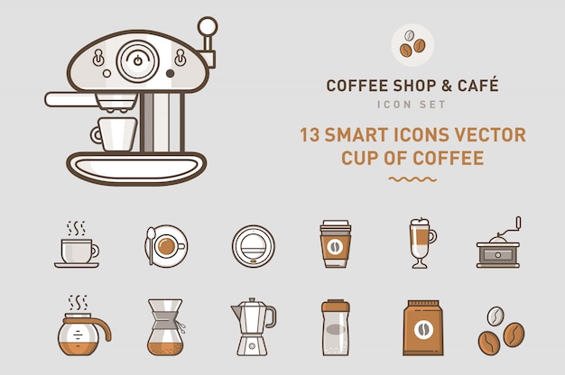 Coffee Shop icon collection