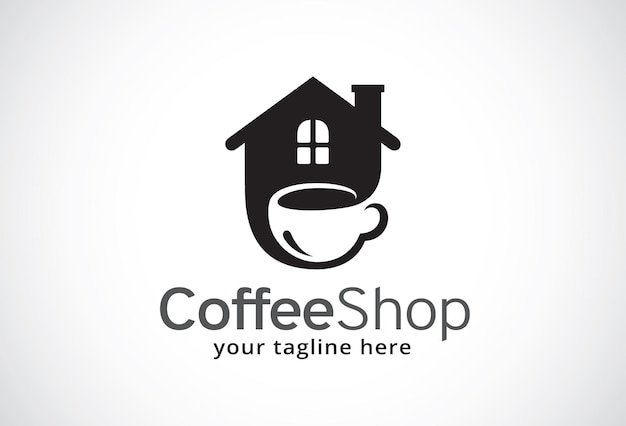 Vector coffee shop logo template design vector emblem design concept creative symbol icon