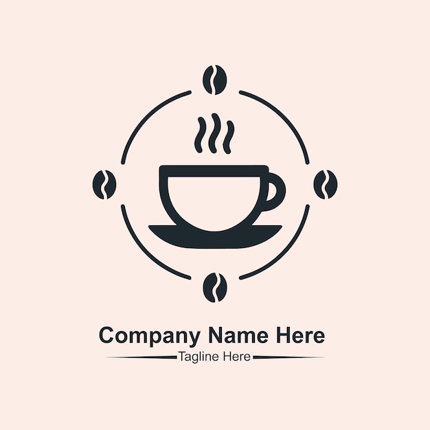 Vector coffee shop logo vector