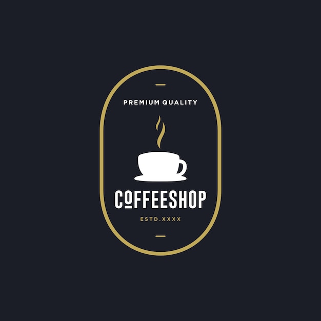 Coffee shop logo