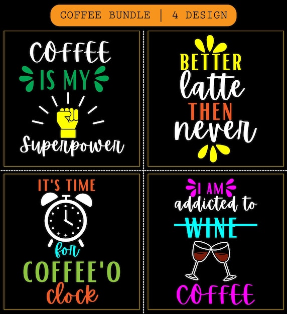 Coffee svg bundle coffee svg file coffee svg cricut coffee typography vector design coffee gifts