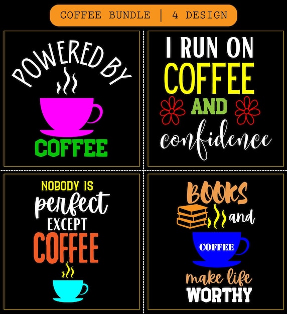 Coffee svg bundle coffee svg file coffee svg cricut coffee typography vector design coffee gifts