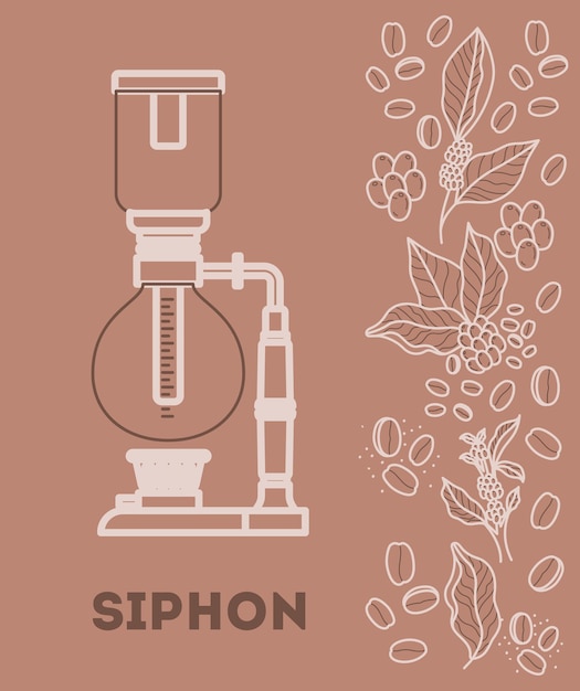 Coffee syphon card