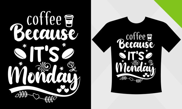 Coffee t-shirt design template eps file for Coffee vector