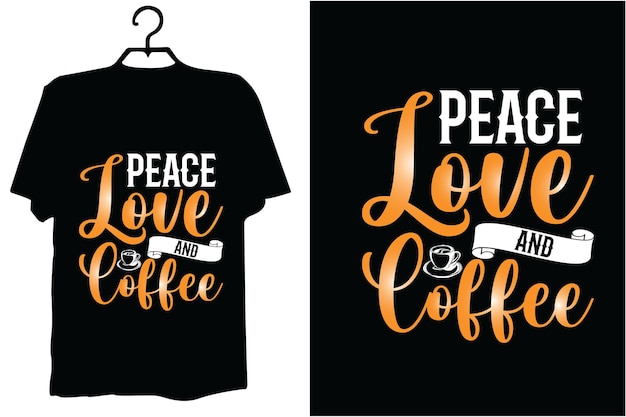 Coffee t shirt design vector