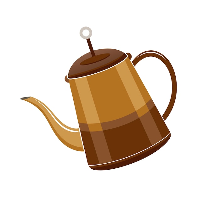 coffee teapot vector