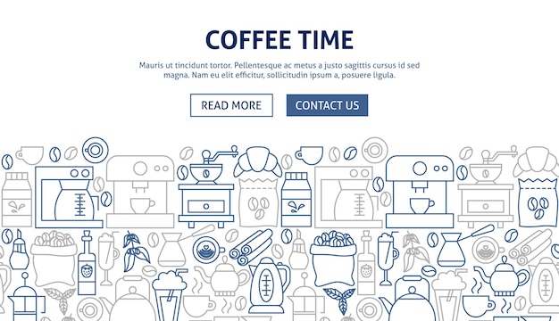 Coffee Time Banner Design