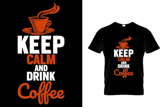 Coffee TShirt Design Template