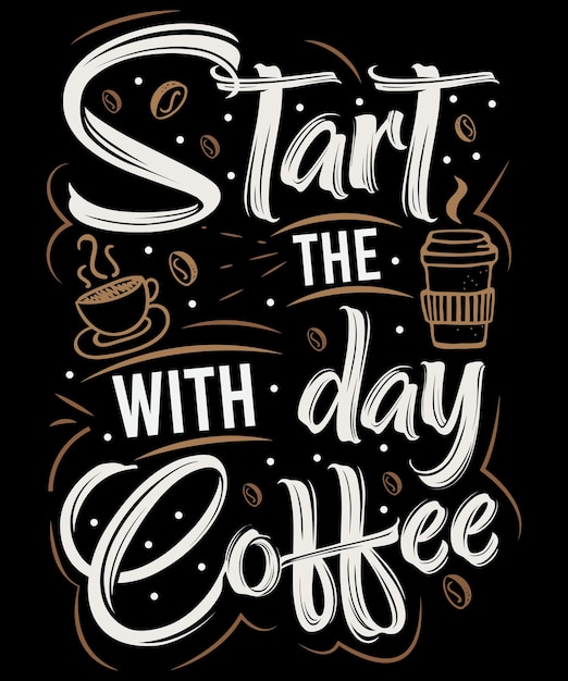 Coffee Tshirt design