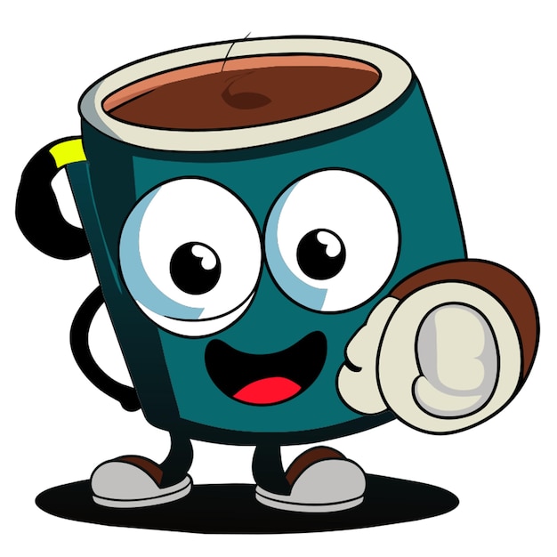 Vector coffee vector illustration cartoon