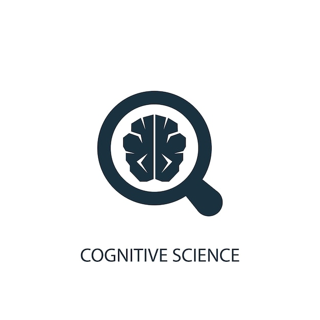 Cognitive Science icon. Simple element illustration. Cognitive Science symbol design from Artificial Intelligence collection. Can be used in web and mobile.