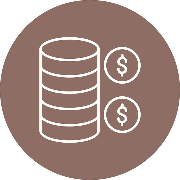 Coins icon vector image Can be used for Business