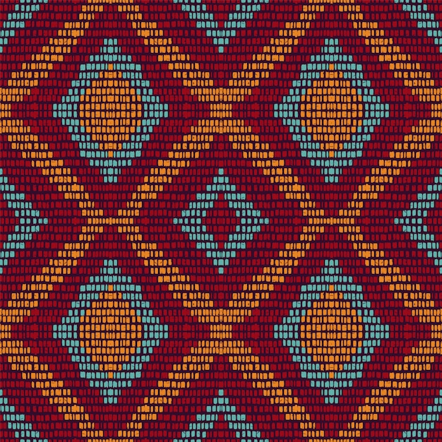 Cold Repeat Chevron. Maroon Carpet  Seamless Pattern. Ethnic Tie Dye Geometric . Azure Japan Stripe Background. Arabic Tribal Navajo.