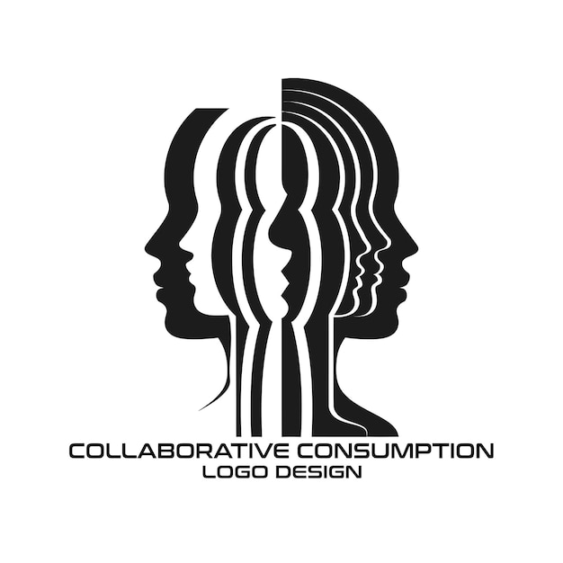 Collaborative Consumption Vector Logo Design