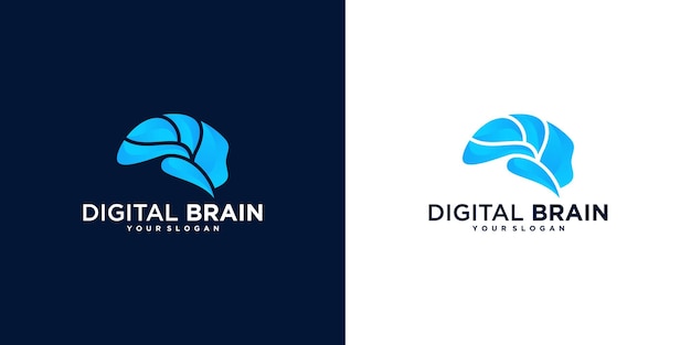 collection of Abstract brain logo